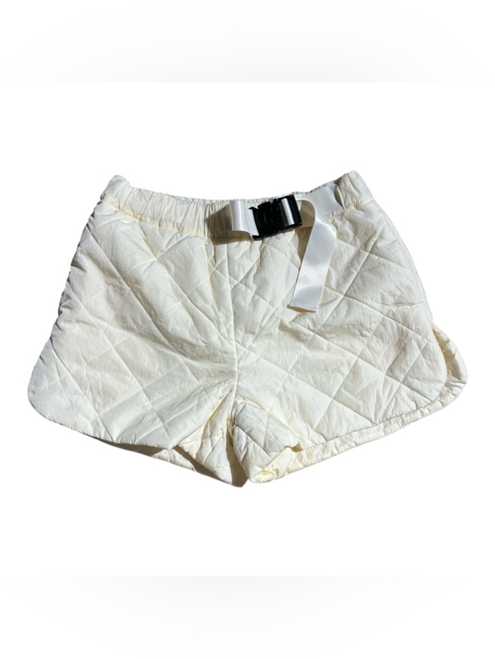 Remain Birger Christensen Lola Quilted Shorts Ivory